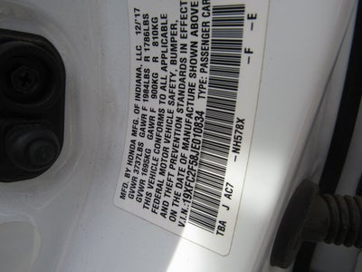 2018 Honda Civic Sedan LX