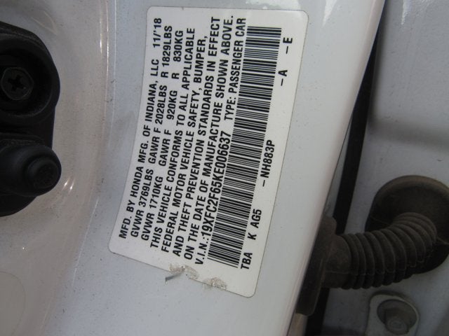 2019 Honda Civic Sedan LX