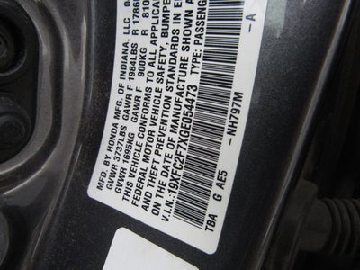 2016 Honda Civic Sedan EX