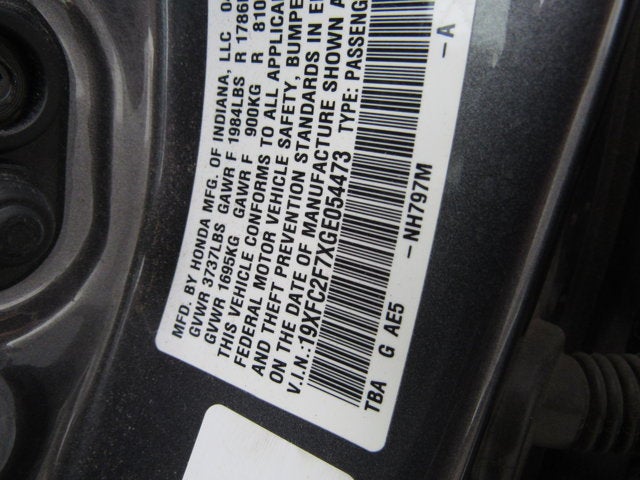 2016 Honda Civic Sedan EX