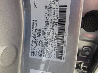 2026 Honda Civic Hatchback Sport