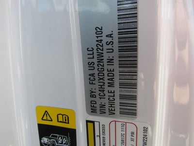 2022 Jeep Wrangler Unlimited Willys