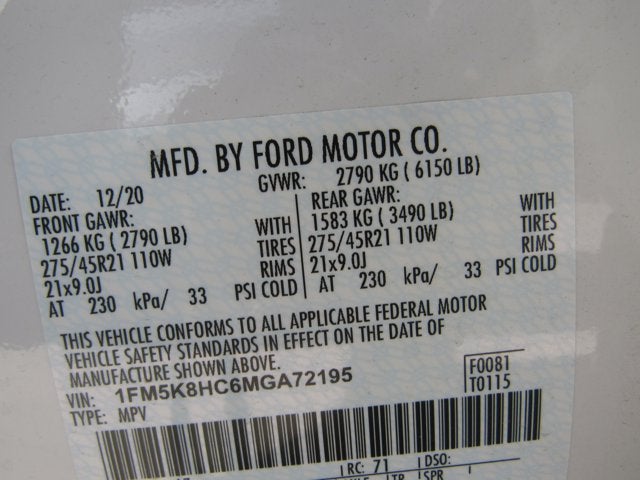 2021 Ford Explorer Platinum