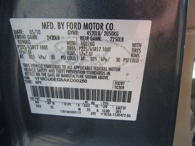 2010 Ford Escape Limited