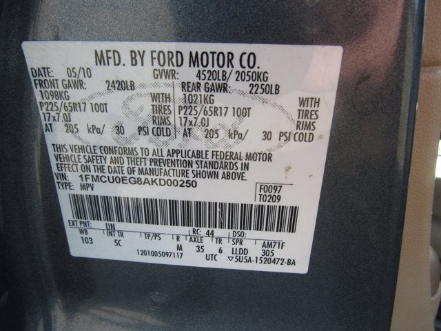 2010 Ford Escape Limited