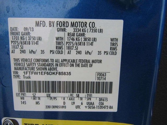 2013 Ford F-150 XLT