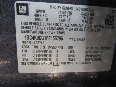 2015 Chevrolet Silverado 3500HD LTZ