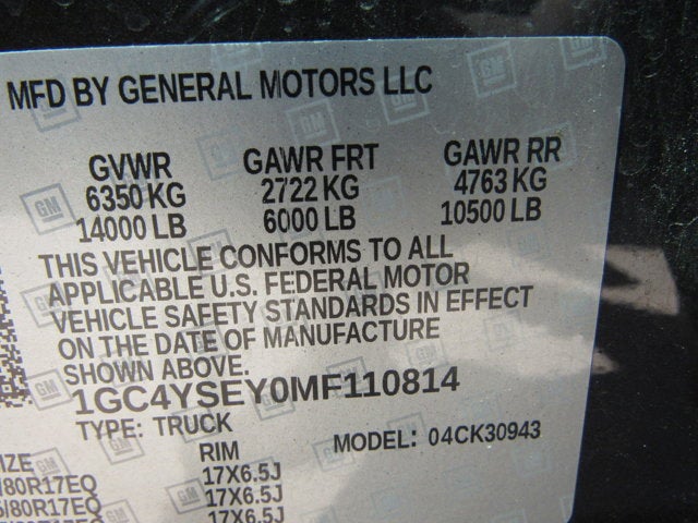 2021 Chevrolet Silverado 3500HD Work Truck