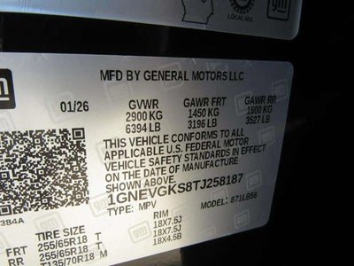 2026 Chevrolet Traverse AWD LT