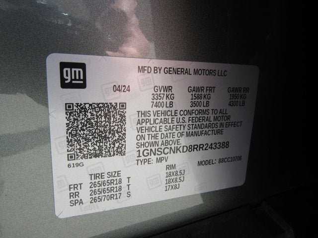 2024 Chevrolet Tahoe LT