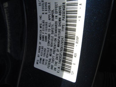 2016 Honda Accord Sedan EX