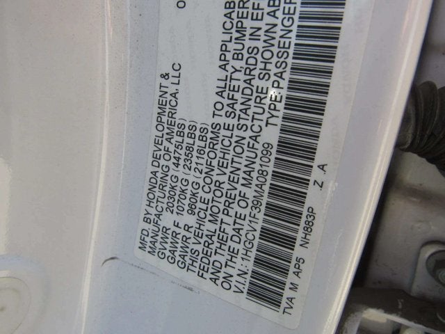 2021 Honda Accord Sedan Sport
