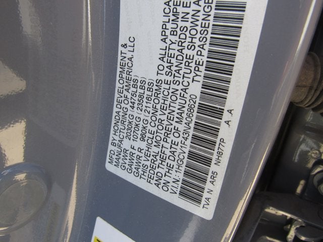 2022 Honda Accord Sedan Sport SE
