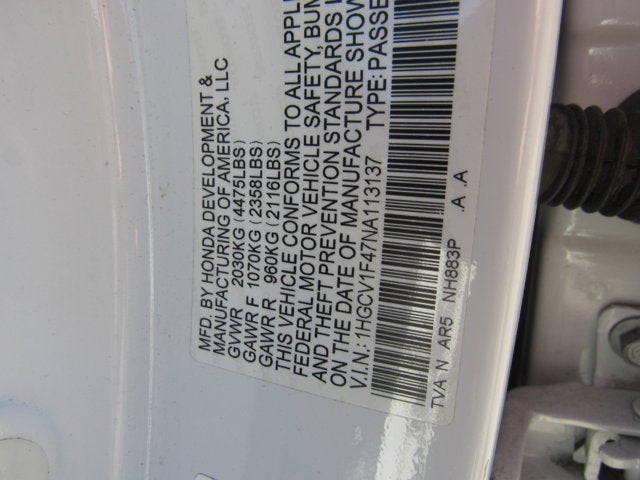 2022 Honda Accord Sedan Sport SE