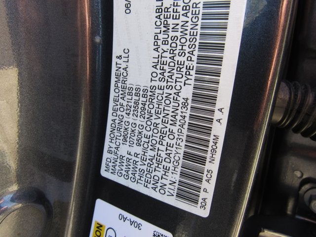 2023 Honda Accord Sedan EX