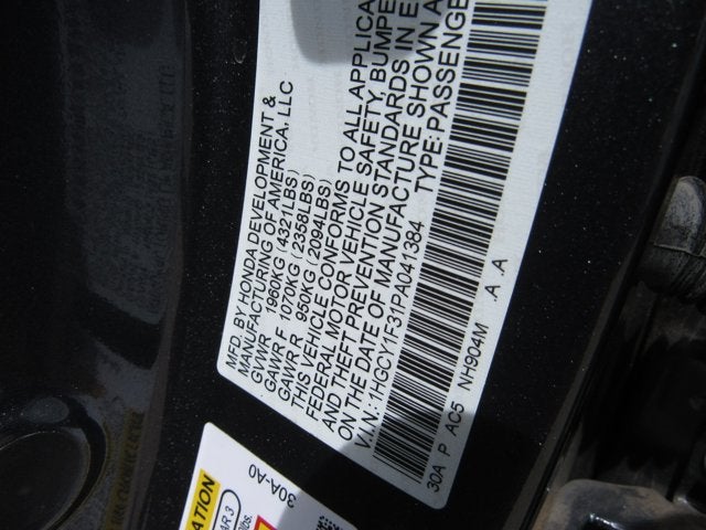 2023 Honda Accord Sedan EX