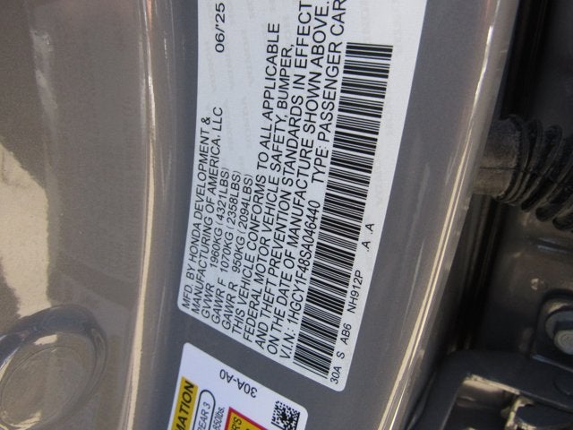 2025 Honda Accord Sedan SE