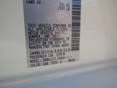 2025 Nissan Altima SR