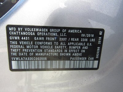 2019 Volkswagen Passat 2.0T Wolfsburg Edition