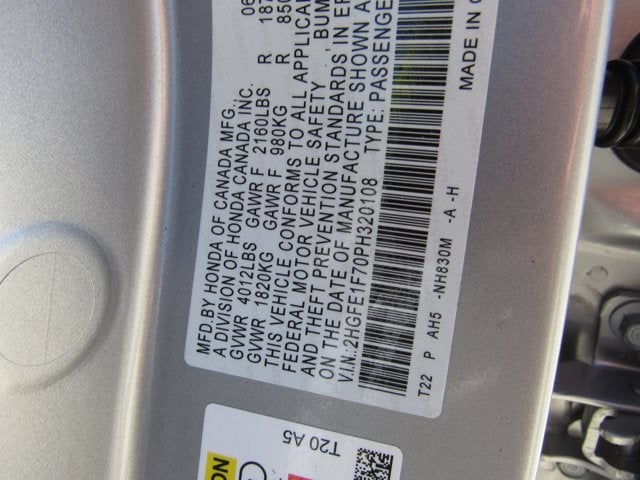 2023 Honda Civic Sedan EX