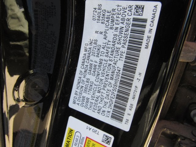 2025 Honda Civic Sedan Sport