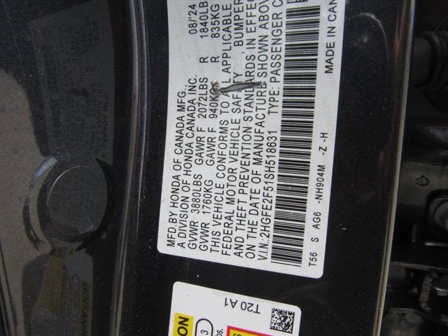 2025 Honda Civic Sedan Sport