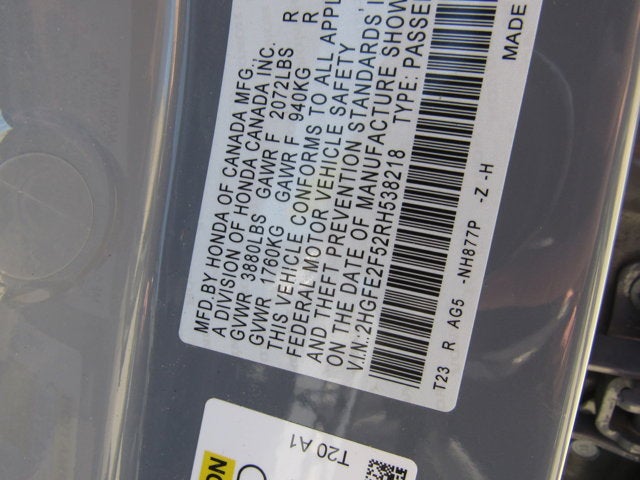 2024 Honda Civic Sedan Sport