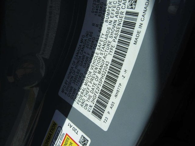 2023 Honda Civic Sedan Sport