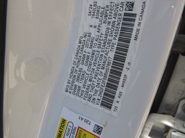 2024 Honda Civic Sedan Sport