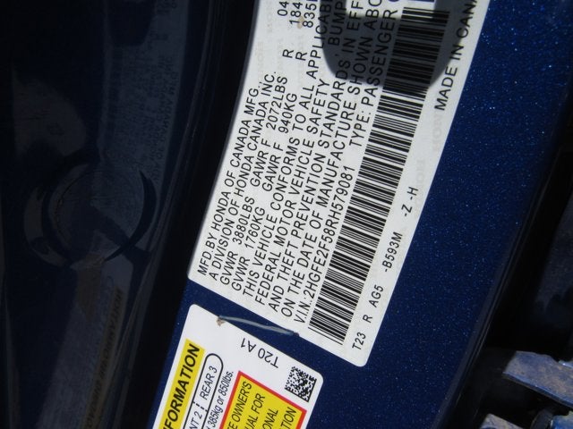 2024 Honda Civic Sedan Sport