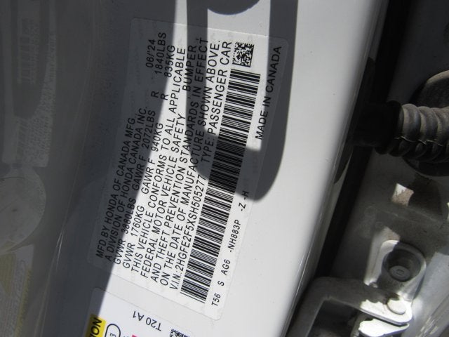 2025 Honda Civic Sedan Sport