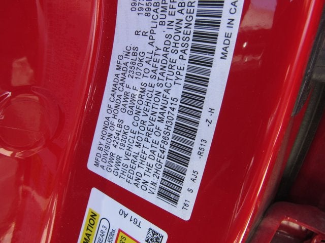 2025 Honda Civic Sedan Hybrid Sport