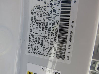 2025 Honda Civic Sedan Hybrid Sport