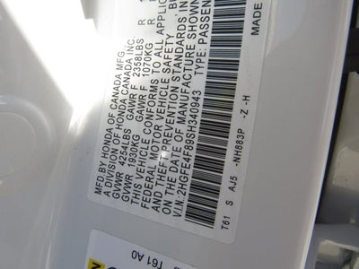 2025 Honda Civic Sedan Hybrid Sport