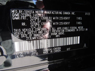 2025 Toyota RAV4 Hybrid LE