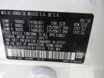 2016 Honda HR-V LX
