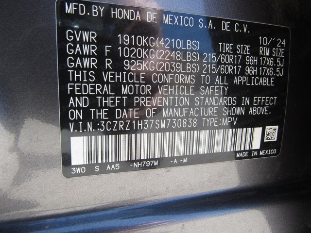 2025 Honda HR-V LX