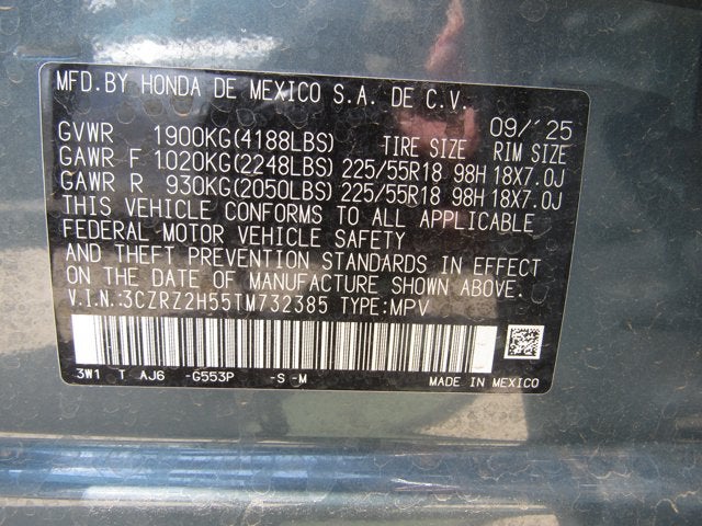 2026 Honda HR-V Sport