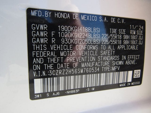 2025 Honda HR-V Sport