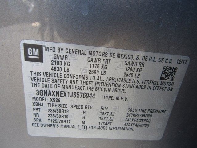 2018 Chevrolet Equinox Premier