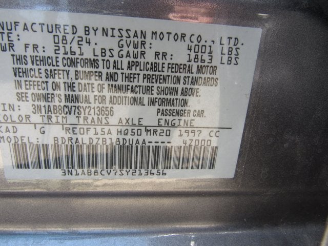 2025 Nissan Sentra SV