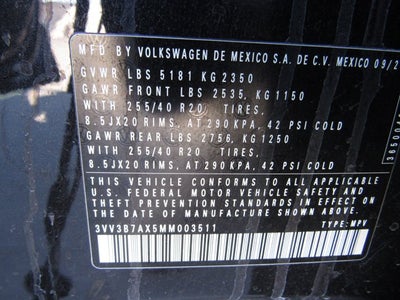 2021 Volkswagen Tiguan SE R-Line Black