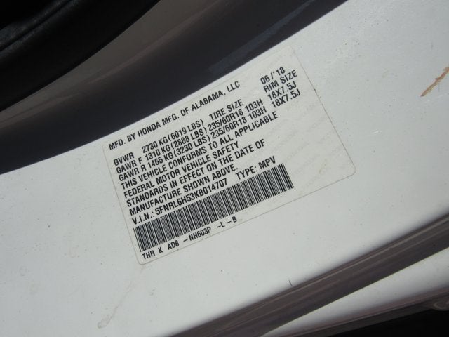 2019 Honda Odyssey EX