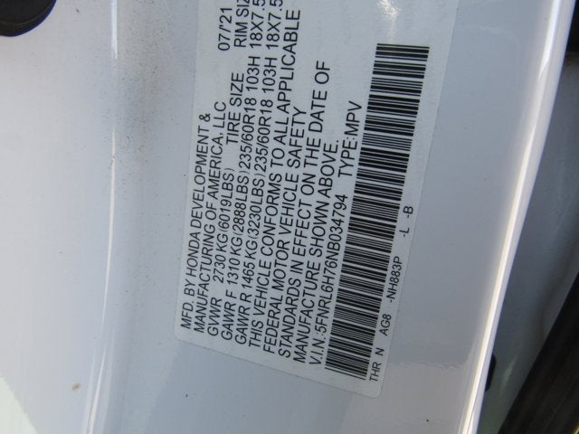 2022 Honda Odyssey EX-L