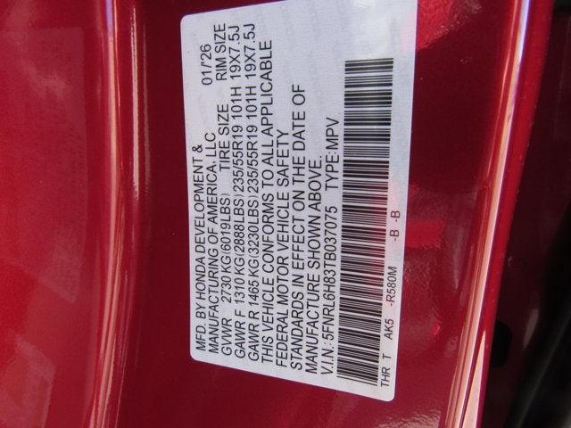 2026 Honda Odyssey Touring