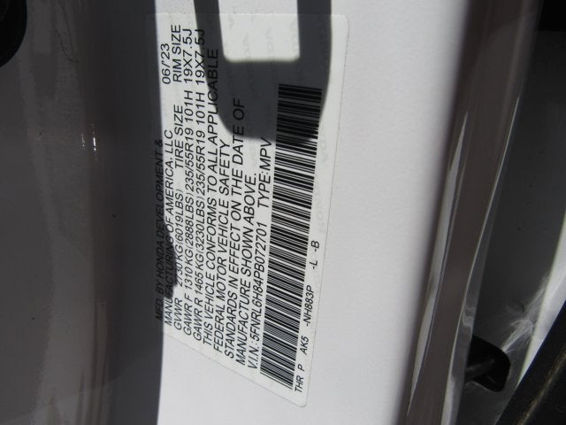2023 Honda Odyssey Touring
