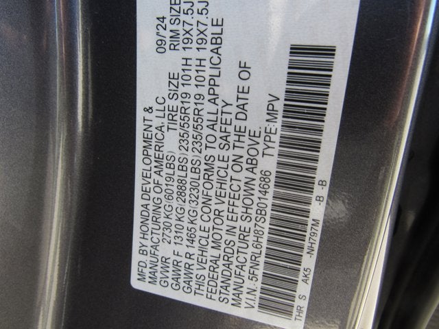 2025 Honda Odyssey Touring