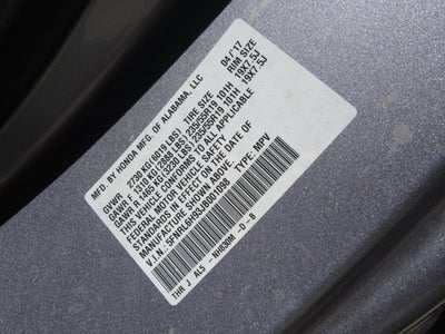 2018 Honda Odyssey Elite