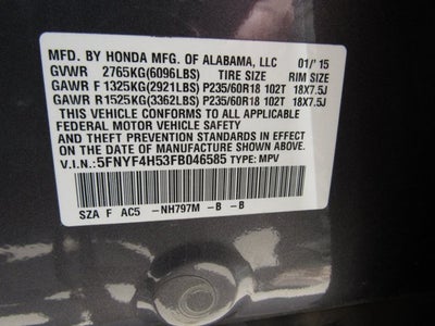 2015 Honda Pilot EX-L