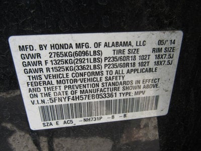 2014 Honda Pilot EX-L